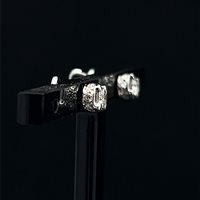 Orecchini Cianfrone Gioielli Donna Punto luce in Oro bianco Diamante 0.40 Ct OROR-4-198 - OROR-4-198